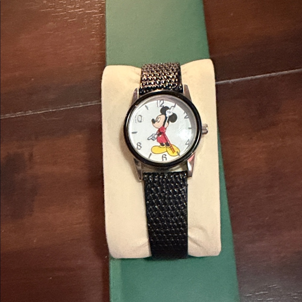 Disney Black and Silver Mickey Mouse Watch